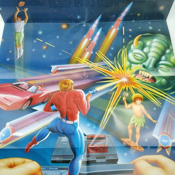 "Take Hold Of The Sega Adventure" Sega Master System SMS 1987 Promo Poster - Picture 6 of 9